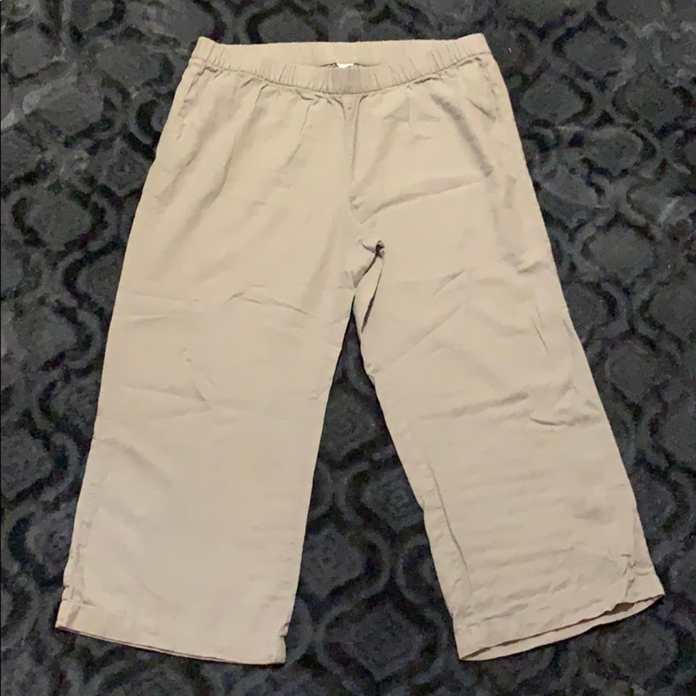 Old navy Linen blend Capri size large